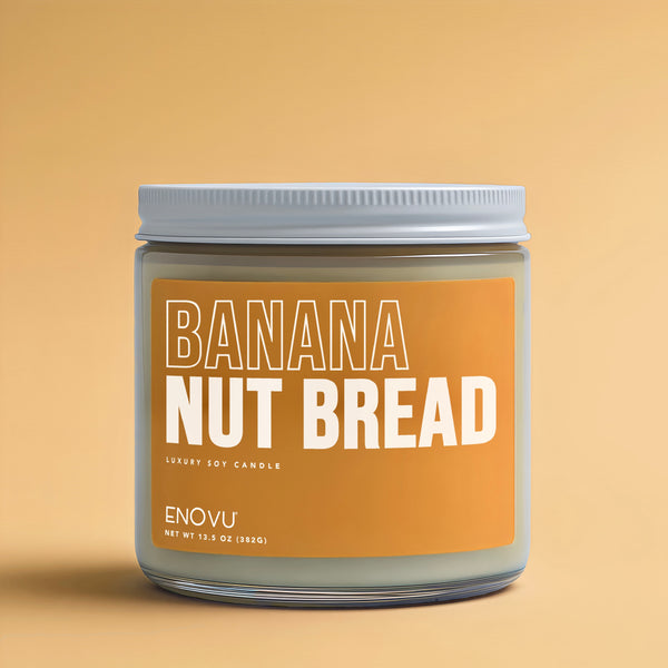 BANANA NUTBREAD - DOUBLE WICK SOY CANDLE