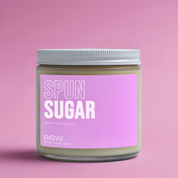 SPUN SUGAR- DOUBLE WICK SOY CANDLE