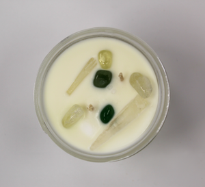 CRYSTAL DOUBLE WICK SOY CANDLE - WEALTH